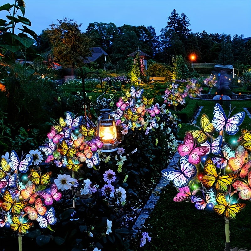 Solar Street Light Led - 태양 LED 나비 정원 조명 마당