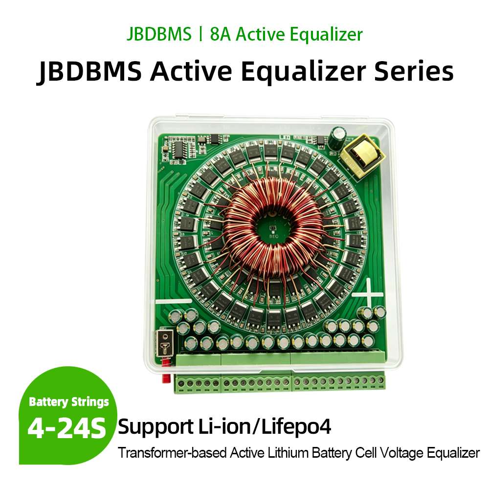 Battery Equalizer Balancer - JBDBMS 4-24S 8A 능동형 배터리 밸런서
