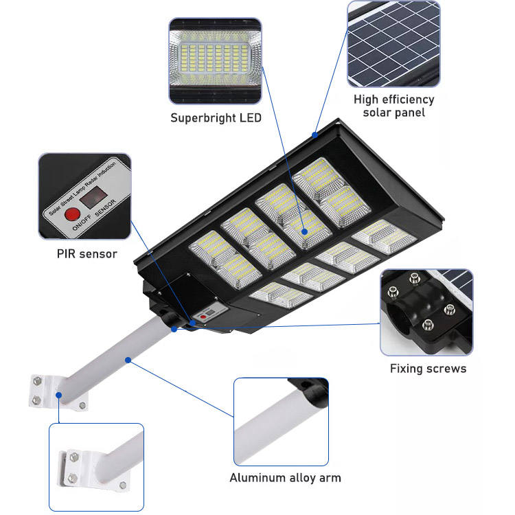 좋은 800W 1000W 1200W 2000W 태양광  - Solar Street Light Led 리뷰 및 가격