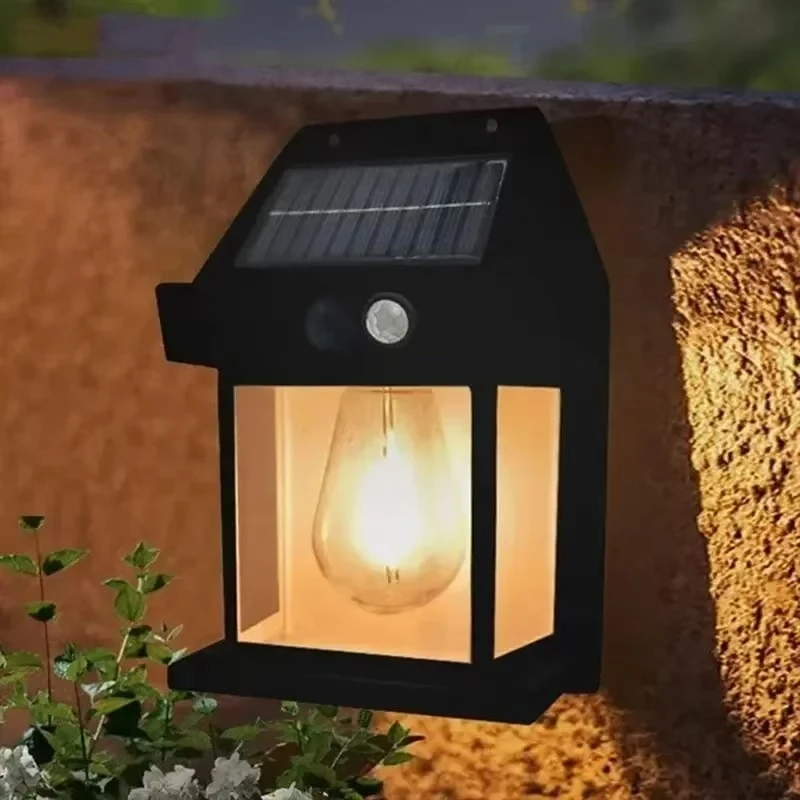야외 태양광 텅스텐 벽등, 모션 센서 내장, IP65  - Solar Street Light Led 리뷰 및 가격
