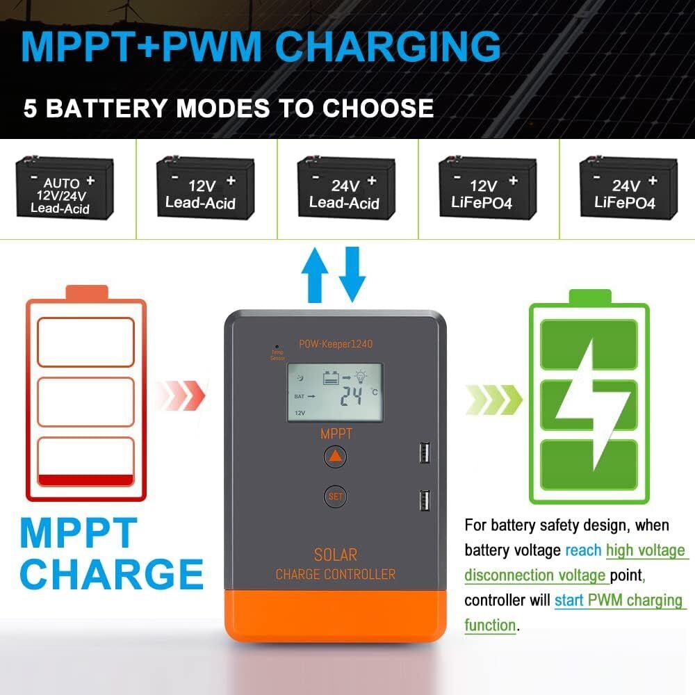 PowMr Keeper 시리즈 MPPT 태양광 충전 컨 - Pwm Charge Controller 리뷰 및 가격