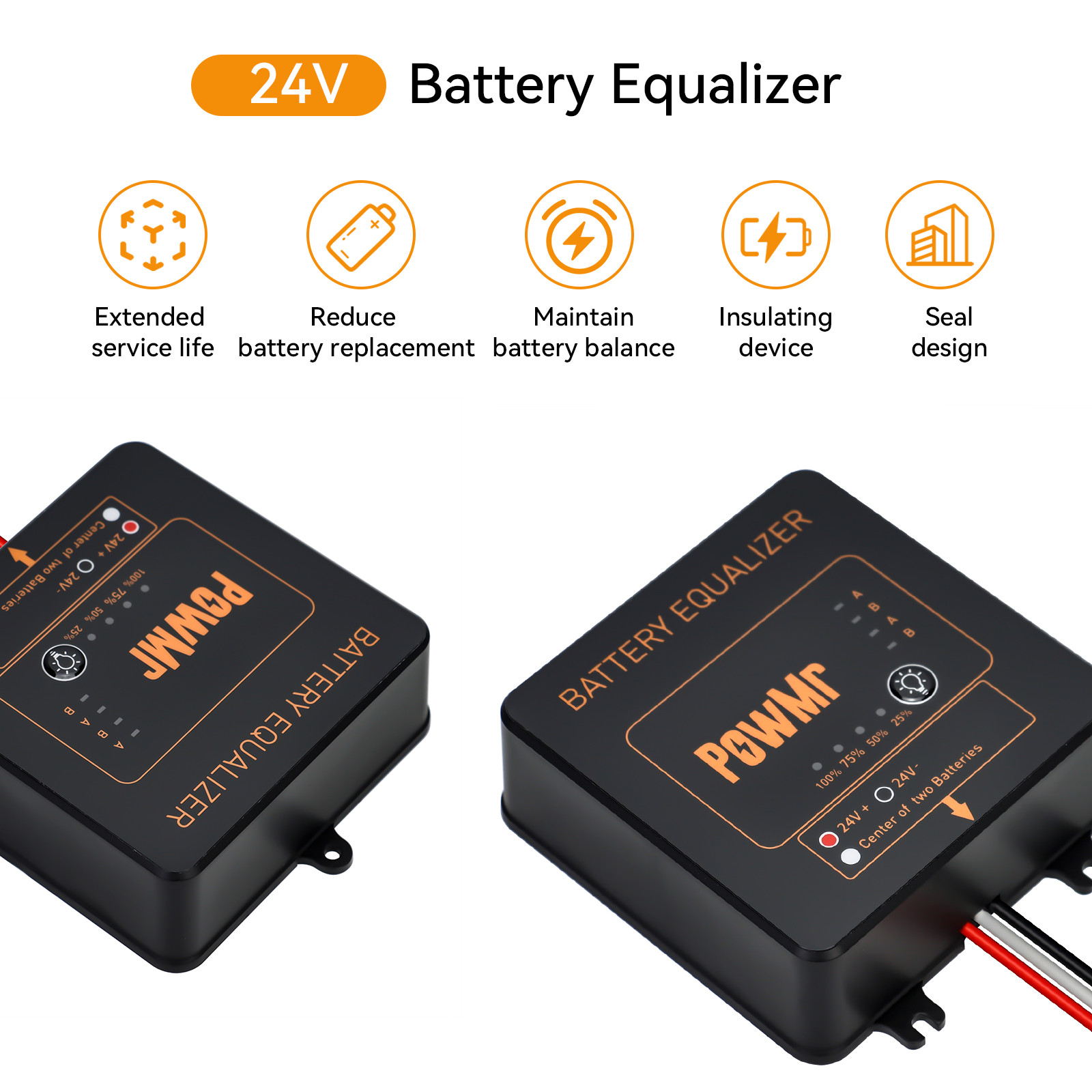 PowMr BE24 배터리 이퀄라이저, 24V 듀얼 1 - Battery Equalizer Balancer 리뷰 및 가격