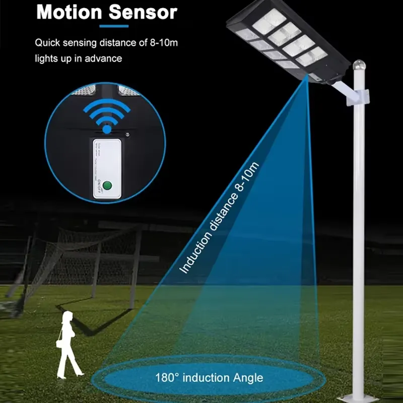 9W 태양광 LED 가로등 야외 모션 센서 8000K  - Solar Street Light Led 리뷰 및 가격