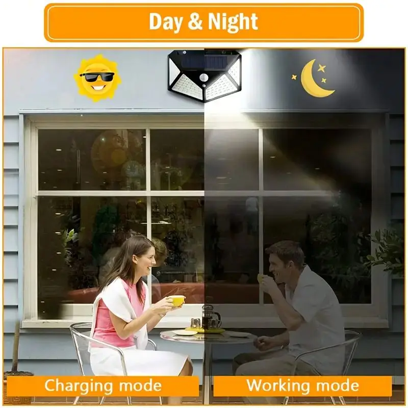 100LED 야외 태양광 정원등, 모션 센서 방수 태양 - Solar Street Light Led 리뷰 및 가격