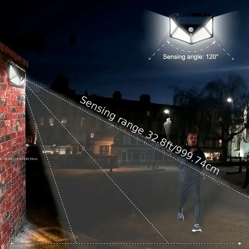100LED 야외 태양광 정원등, 모션 센서 방수 태양 - Solar Street Light Led 리뷰 및 가격