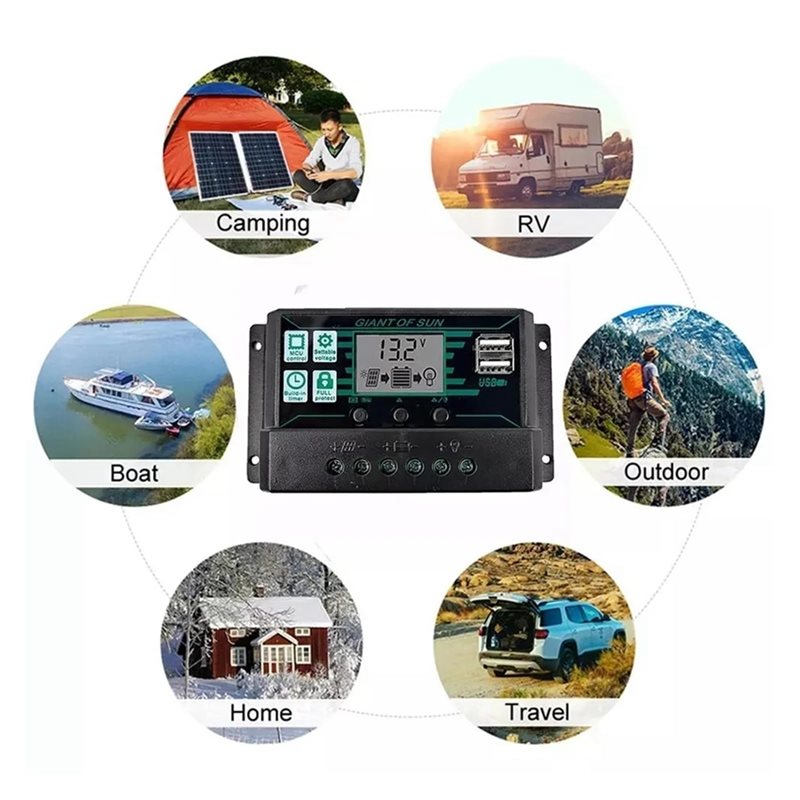 B27B 듀얼 USB 50A PWM 태양광 충전 컨트롤 - Pwm Charge Controller 리뷰 및 가격