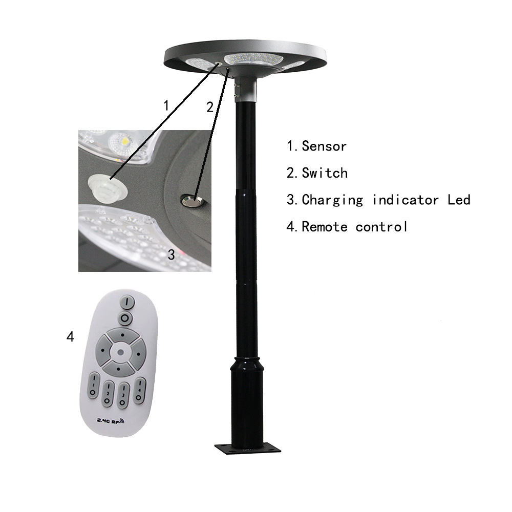 방수 IP65 UFO 태양광 LED 정원 가로등 30W - Solar Street Light Led 리뷰 및 가격
